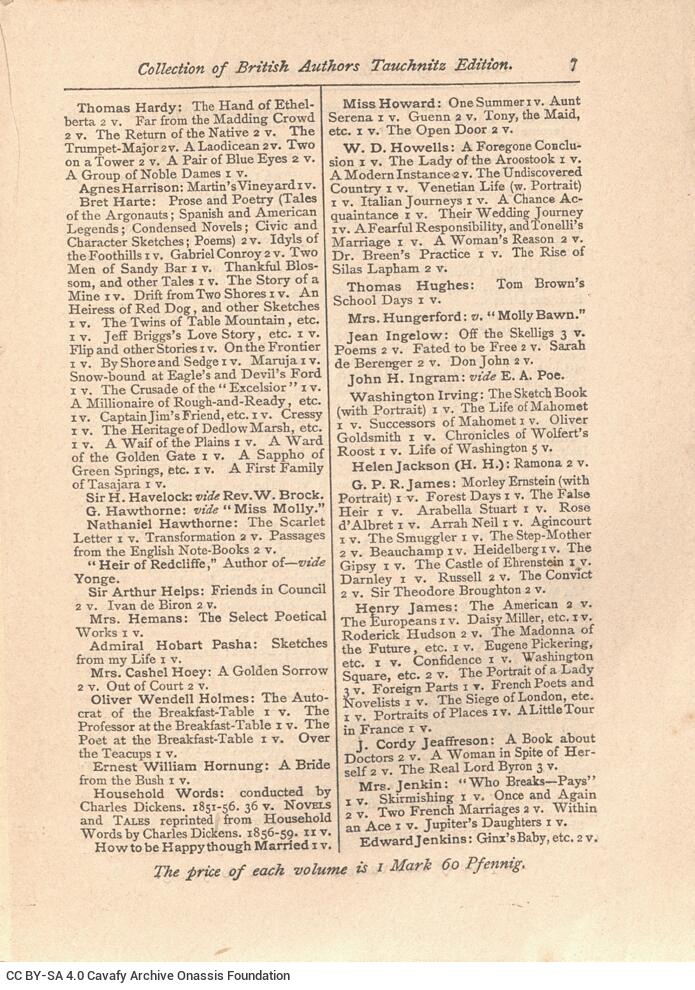 12 x 16.5 cm; [i]-vi p. + 310 p. + 15 appendix p., price of the book “1.60 M” on the spine of the book. P. [i] informatio